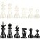 Sumind 32 Pcs Chess Pieces Only Plastic Chessman Set for Replacement of Missing Pieces Pawn 95 Mm 3 7 Inch Kings Height Tournament Chess Set with Storage Bag for Board Game White and Black