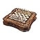 Chess and Handmade Chess Set Mosaic Art 15 Wooden Chess shess Board with Metal Chess Pieces Gift Item