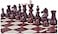 Chess and Wooden Chess Pieces Embassy Felted Weighted Nice Looking Chessmen ONLY