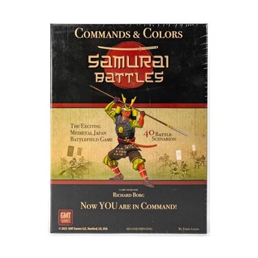 GMT Games Commands Colors Samurai Battles Board Game 2 Players Ages 14 60 Minute Playing Time