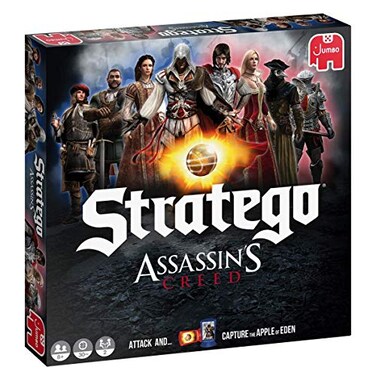 Jumbo Stratego Assassins Creed Strategy Board Game 2 Players Ages 8 Year Plus