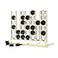 Umbra STAX FourinaRow Game for 2 Players Ages 6 Brass