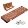 plusvivo Cribbage Board Game Set 3 Tracks Plusvivo Solid Oak Wood Cribbage Boards Unique with 9 Metal Pegs 2 Storage Area 155 X 49 X 12 in Travel Portable Cribbage Game Sets for Family