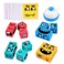 varbertos Wooden Face Changing Magic Cube Building Blocks Game Matching Expression Puzzle Toy Board Games for Family Night Match Puzzles Geometric Educational Toys for Kids and Adults