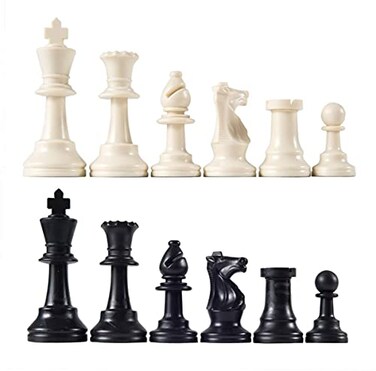The House Wholesale Chess Heavy Tournament Triple Weighted Chess Pieces with 3 34 King