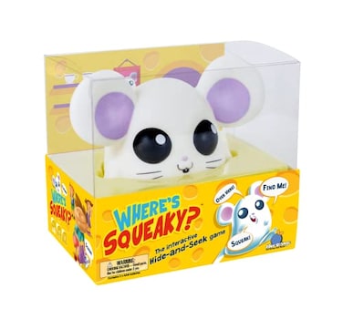blue orange Blue Orange Wheres Squeaky Fun Interactive Preschool and Children Game Educational HideandSeek Mouse Game Games 2 to 10 Players for Ages 4