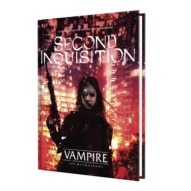 Renegade Game Studios Vampire Masquerade 5th Edition Second Inquisition Supplement Hardcover