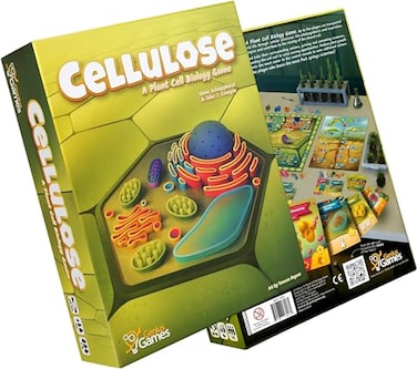 Genius Games Cellulose A Plant Cell Biology Game Mensa Recommended Strategic Entertaining Game to Learn Photosynthesis DNA Biochemistry Educational STEM Board Game for Families Students Teachers