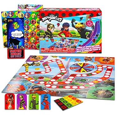 Miraculous Ladybug Power Up Game for Kids Ladybug Bundle with Power Up Adventure Game Plus Ladybug Stickers Ladybug Gifts