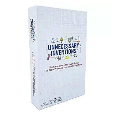 Funderdome Unnecessary Inventions The Game Where You Invent Things to Solve Problems that Dont Really Matter Ages 12 for 48 Players