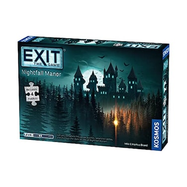 Thames &amp; EXIT Nightfall Manor with Jigsaw Puzzles EXIT The Game A Kosmos Game FamilyFriendly Jigsaw PuzzleBased atHome Escape Room Experience Collaborative Game for 1 to 4 Players Ages 10