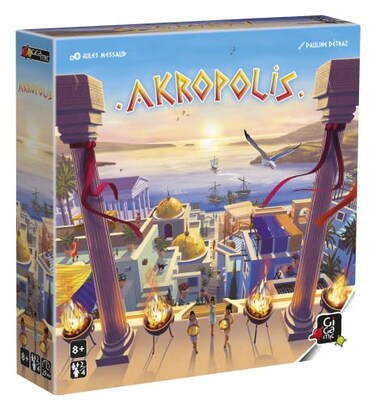 Gigamic Akropolis Strategy Game for Teens and Adults Ages 8 2 to 4 Players 30 Minutes