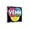 USAOPOLY Venn Board Game Family Game for 2 Players Cooperative Competitive Gameplay Variations Creative Word Association Game Featuring Unique Gameplay Custom Artwork Ages 10
