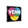 USAOPOLY Venn Board Game Family Game for 2 Players Cooperative Competitive Gameplay Variations Creative Word Association Game Featuring Unique Gameplay Custom Artwork Ages 10