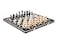 Chess and Beautiful Handcrafted Wooden Chess Set with Wooden Board and Handcrafted Chess Pieces Gift idea Products 16 40 cm Black Beige