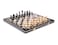 Chess and Beautiful Handcrafted Wooden Chess Set with Wooden Board and Handcrafted Chess Pieces Gift idea Products 16 40 cm Black Beige
