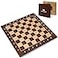Woodronic Wooden Chess Board 19 Inch Professional Tournament Chessboard Only Premium Wood Board Game with Notation ScratchResistant UV Coating Portable Table Chess Board No Pieces with Gift Package