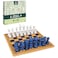 Mindful Classics Chess Checkers Board Game Set with Bamboo Wooden Box Family Board Games EcoFriendly Gift for Adults and Kids Ages 8 and up