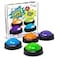Teacher's Choice Teachers Choice 4 Pack Light Up Game Buzzers with Unique Loud Sounds for Each Buzzer Great for Trivia Games Family Feud Jeopardy Competition Spelling Bees and More