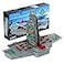 LEVEROAM Talking Sea Battle Board Game with Light and Sound Effects Electronic Naval Battle Strategy Game with 200 Preset Ships Layout Logicality Training 12 Players Family Board Game Gray