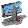 LEVEROAM Talking Sea Battle Board Game with Light and Sound Effects Electronic Naval Battle Strategy Game with 200 Preset Ships Layout Logicality Training 12 Players Family Board Game Gray