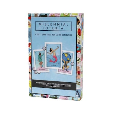 B Blue Blue Star Press Millennial Loteria Game Family Fiesta Edition Mexican Bingo