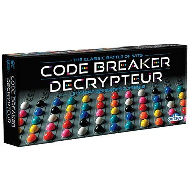 Outset Media Code Breaker The Classic Battle of Wits Logic Deduction HeadtoHead Strategy Code Creating Cracking Peg Game Ages 8 2 Players