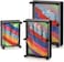 Hacaroa 3 Pack 3D Pin Art Toy Rainbow Plastic Pin Art Board Sensory Sculpture Toy Pin Impression Hand Mold Needle Toy for Kids Adults Home Office Decoration 3 Sizes