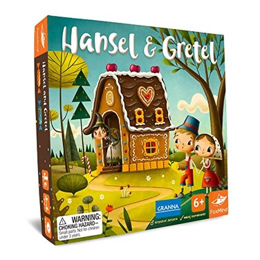 FoxMind Games Hansel Gretel a Cooperative Fairytale Math Brothers Grimm Princess up to 4 Players 6 and up