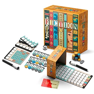 BOARD GAME ALLPLAY Fiction A WordleInspired Board Game for Adults and Familes with Deception Approachable and Fun Strategic Party Game in Small TravelSize Box 5 x 5 x 2