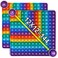 EK-Memory-fish EKMemoryfish Multiplication Game Table Digital Multiplication Board Game Addition and Multiplication in One Rainbow Dimple Fingertip Toy Create StressRelieving Math Manipulation 1 Piece