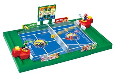 EPOCH Games Super Mario Rally Tennis Tabletop Skill and Action Game