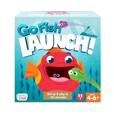Chuckle & Chuckle Roar Go Fish Feeding Frenzy Family Game