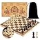 Lumigens Chess SetMagnetic Wooden Chess SetChess Board Board with alphanumericFolding BoardPortable Travel Chess SetChess Sets for Adults