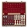 A&A AA Premium Chess Board Game Set 15 Wooden Chess Board 3 King Height Unique Chess Pieces with 2 Extra Queens Portable Travel Chess Set for Adults Kids Natural Walnut 15 Inches