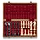 A&A AA Premium Chess Board Game Set 15 Wooden Chess Board 3 King Height Unique Chess Pieces with 2 Extra Queens Portable Travel Chess Set for Adults Kids Natural Walnut 15 Inches