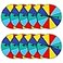 Chivao 20 Pcs Multicolor Game Spinner Wheel Blank Erasable Math Game Spinner Board with Plastic Rotating Arrows for Prizes