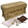 Extguds Penny Game with 30 Metal Coins1 DiceCoin Drop GameA Fun Classic Board Game