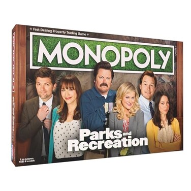 USAOPOLY Monopoly Parks Recreation Edition Board Game