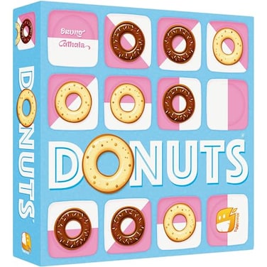 Funforge Donuts The Tasty Tactical Clash for 2 Players Placement Board Game Abstract Adult Family Game Ages 8 1015 Min