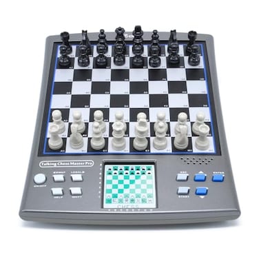 iCore Electronic Chess Set Talking Computer Chess Board 100 Preset Exercises 5 Levels 40 Famous Electronic Chess Games for Kids Adults