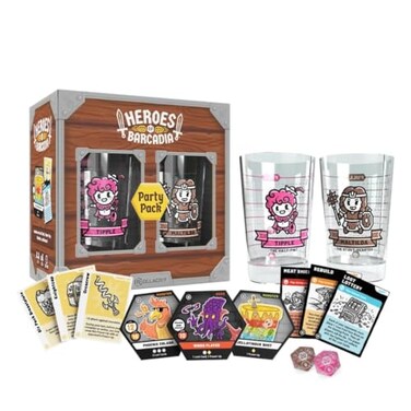 HEROES OF BARCADIA Rollacrit Party Pack Expansion 2 Additional Heroes Loot Cards Waterproof Tiles