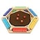 plusvivo Shut The Box Game 16 Players Wooden Board Dice Game with 14 Dice for Kids and Adults Classical Tabletop Math Strategy Game for Family Home Classroom Pub