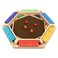 plusvivo Shut The Box Game 16 Players Wooden Board Dice Game with 14 Dice for Kids and Adults Classical Tabletop Math Strategy Game for Family Home Classroom Pub
