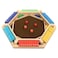 plusvivo Shut The Box Game 16 Players Wooden Board Dice Game with 14 Dice for Kids and Adults Classical Tabletop Math Strategy Game for Family Home Classroom Pub