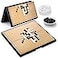 yarlung Yarlung Go Game Set Magnetic Go Stones with 146 Inch Foldable 19x19 Game Board Wei Qi Tabletop Strategy Game for 2 Players