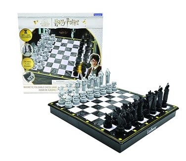LEXiBOOK Lexibook Harry Potter Chess Games Magnetic and Foldable Chess Board 32 Pieces Family Game CGM300HP