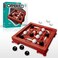 WHAT DO Orbito from Flex IQ 2 Player Strategy Games for Family Gatherings Great for Kids Games Includes 1 Game Board with Orbito Button 8 White Marbles and 8 Black Marbles