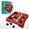 WHAT DO Orbito from Flex IQ 2 Player Strategy Games for Family Gatherings Great for Kids Games Includes 1 Game Board with Orbito Button 8 White Marbles and 8 Black Marbles