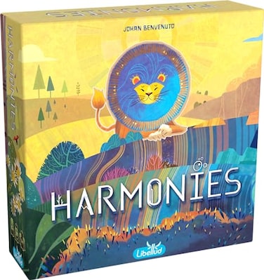 Asmodee Harmonies Board Game Create Oneiric Landscapes Strategic Poetic Gameplay Fun Family Game for Kids Adults Ages 10 14 Players 30 Min Playtime Multilingual Edition